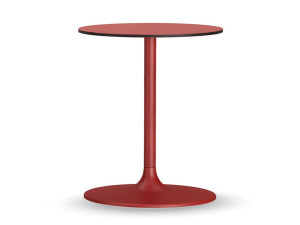 Стальной высокий круглый журнальный столик