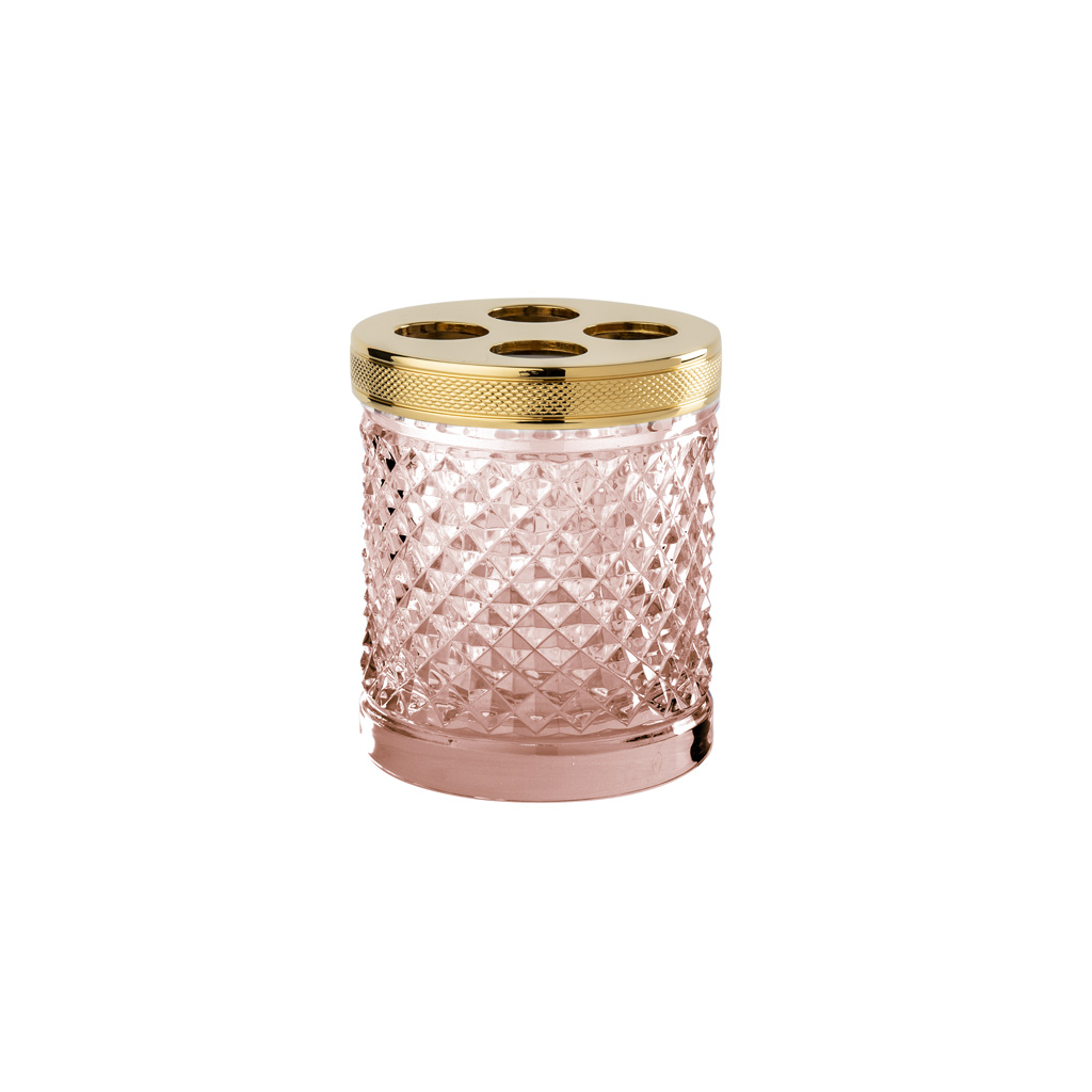 FS08C-620 FS08C-620 Стакан для зубной щетки «РАЗМЕР ДИАМА КРИСТАЛЛ Cristal & Bronze CRISTAL TAILLE “DIAMANT” CISELÉ  - Вид №2