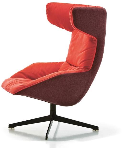 Moroso Кресло поворотное на 4-х спицах с высокой спинкой Take a line for a walk sun-id-1370506 - Вид №1