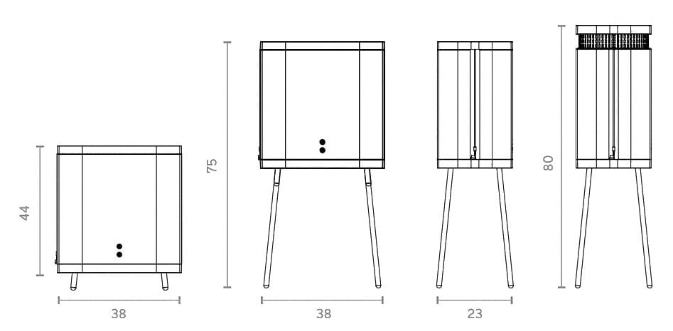 Полиуретановый очиститель воздуха / тепловентилятор Tubes ARCH-00148825 - Вид №11