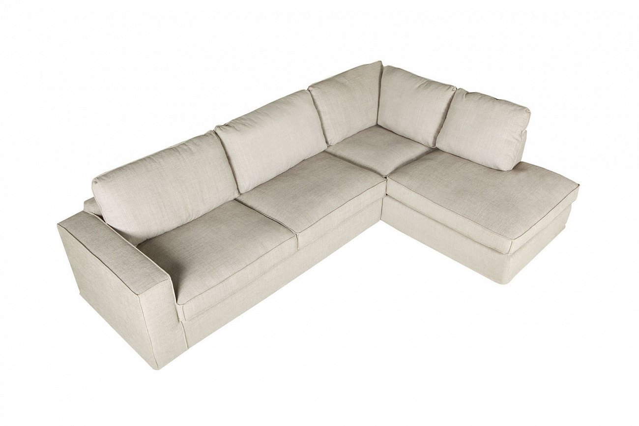 Диван угловой светло-серый Abbe SITS ДИЗАЙНЕРСКИЕ, ABBE 191849 Серый  - Вид №3