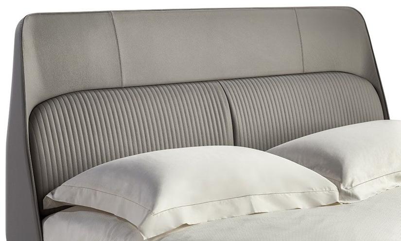 Poltrona Frau Кожаная кровать с мягким изголовьем La notte - letti sun-id-1455256 - Вид №2