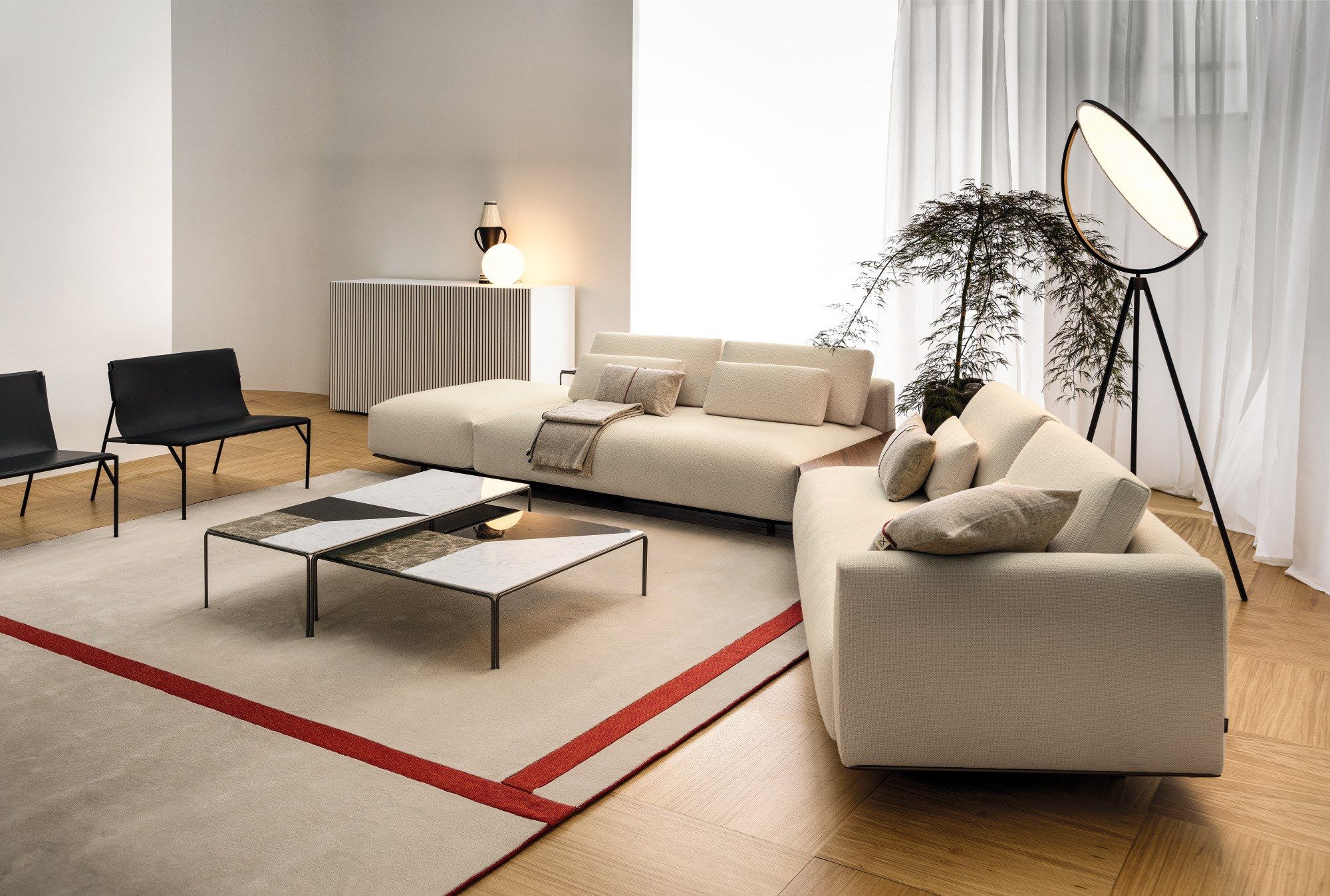 Прямоугольный мраморный журнальный столик Casamania & Horm Рэгтайм ARCH-00067554 - Вид №2