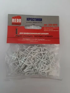Крестики 1,5 мм для кладки плитки 200 шт REDO