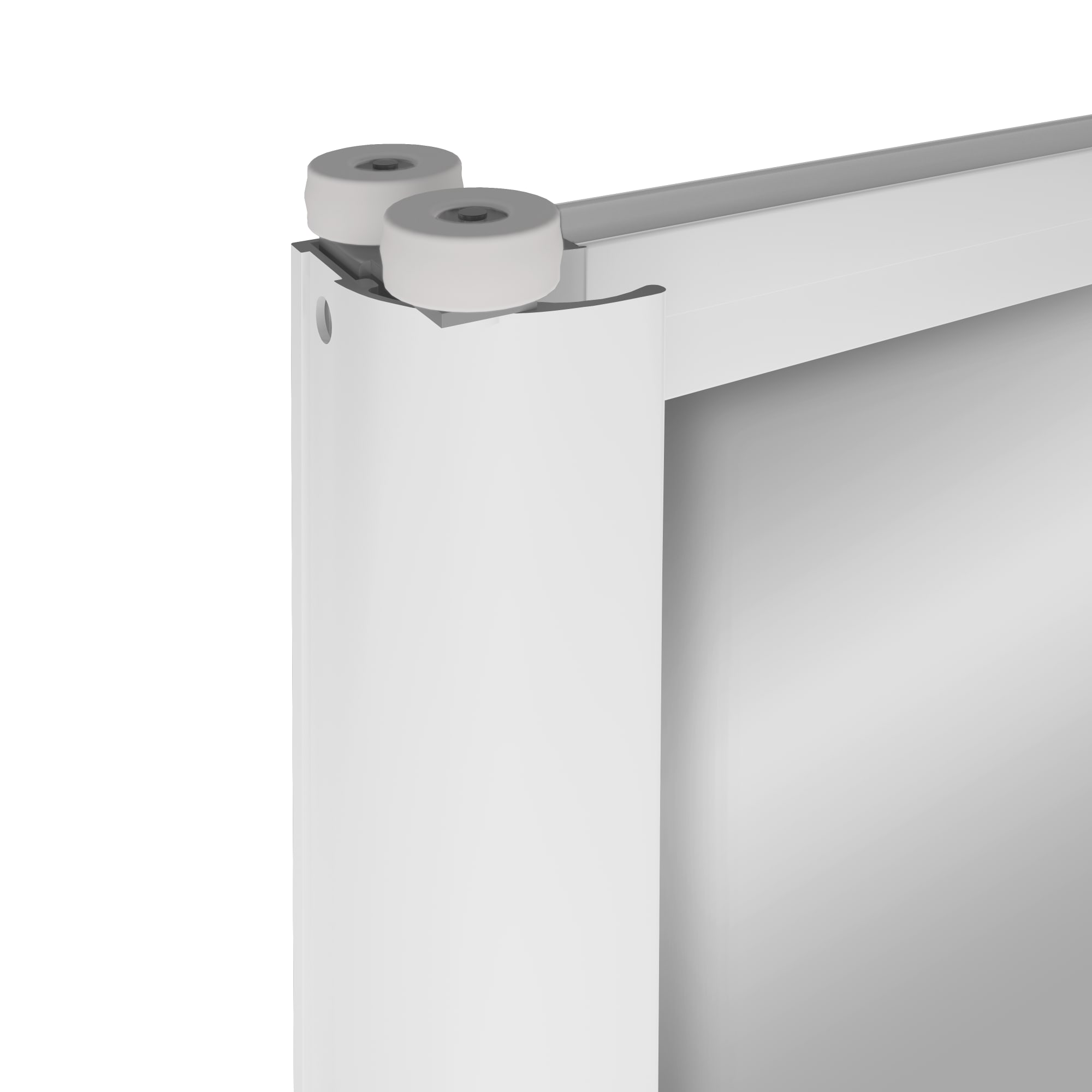 SPACEO Дверь-купе зеркальная с алюминиевым профилем 2455x904 мм 82362542 STLM-0025488 - Вид №2