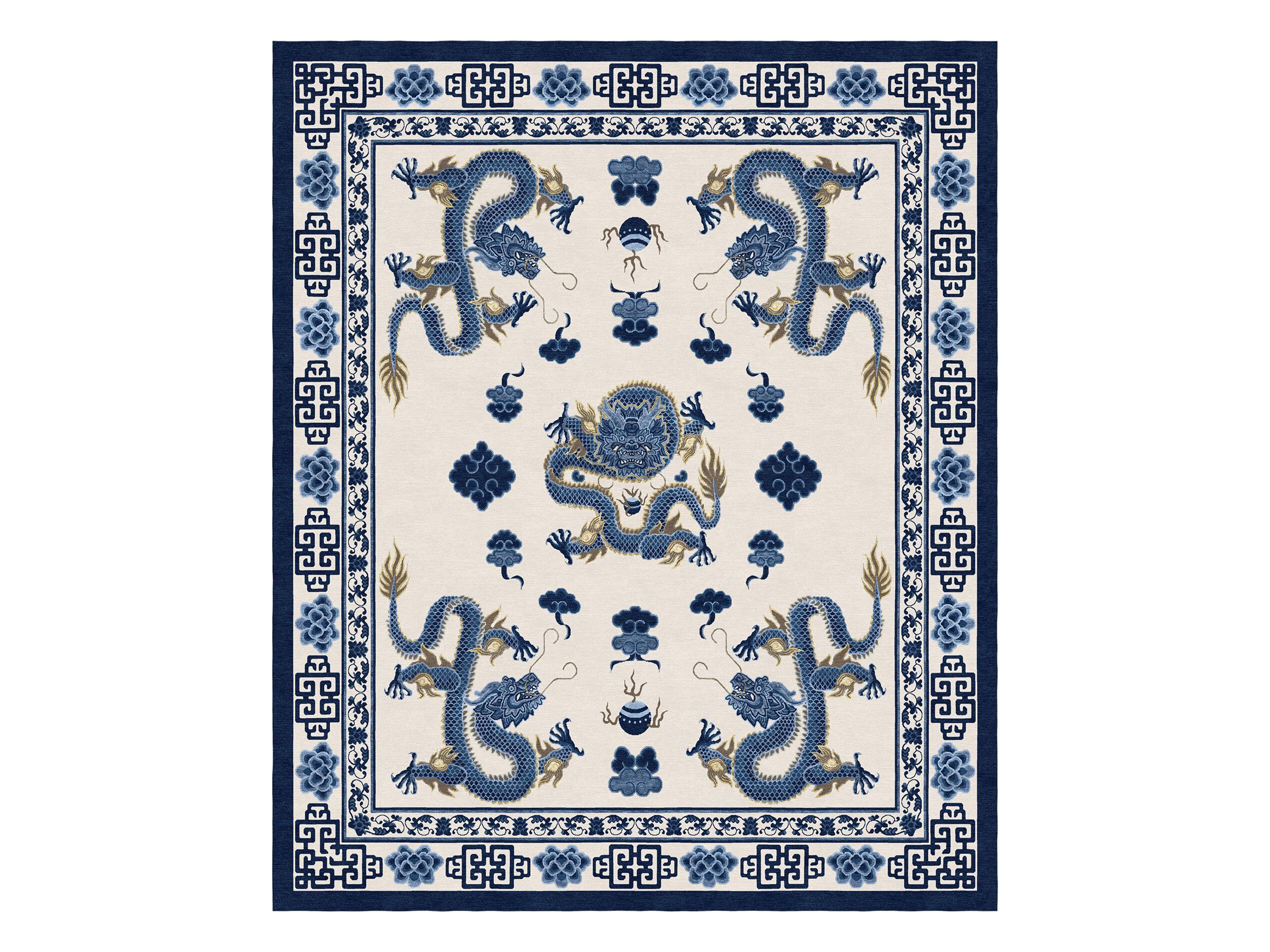 Прямоугольный ковер ручной работы Tapis Rouge Chinoiserie ARCH-00144317