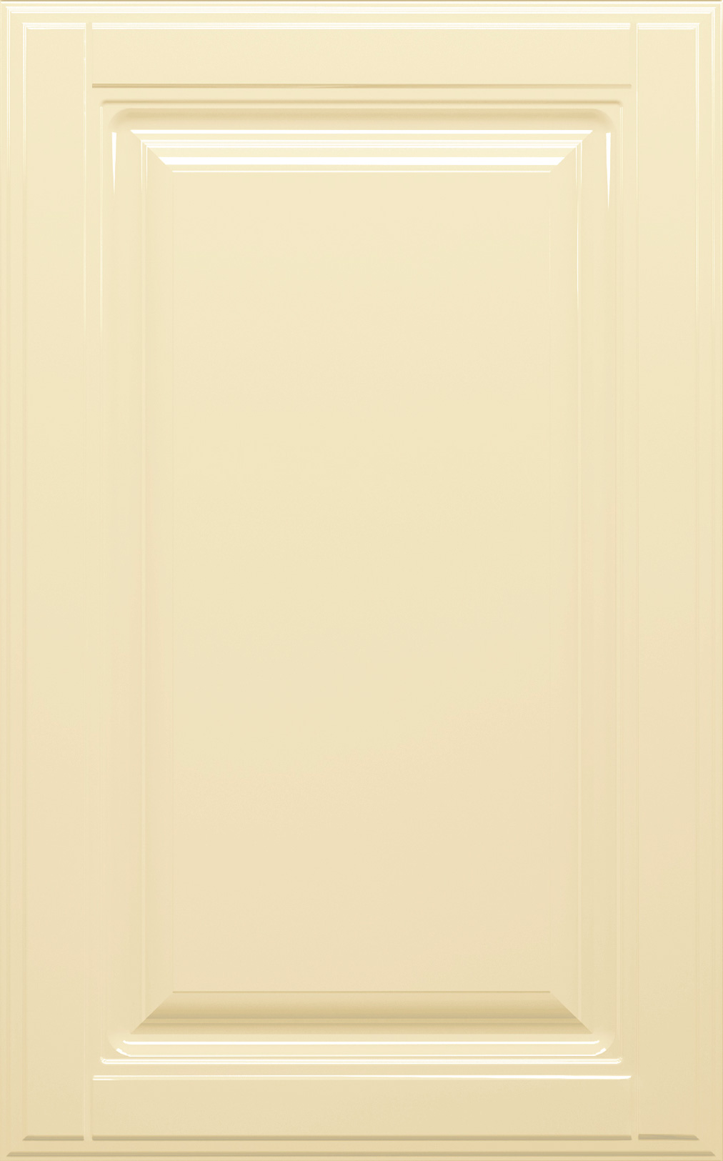 Фасады для кухни Кантри Фрезеровка «Прямоугольник Фолк» Сливки глянец №201 SIDAK SIST1878-218
