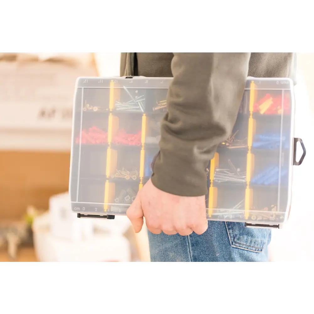 Органайзер Stanley Essential 14 для мелочей 35.7х4.8х22.9 см, цвет чёрный/жёлтый STLM-2112842 - Вид №9