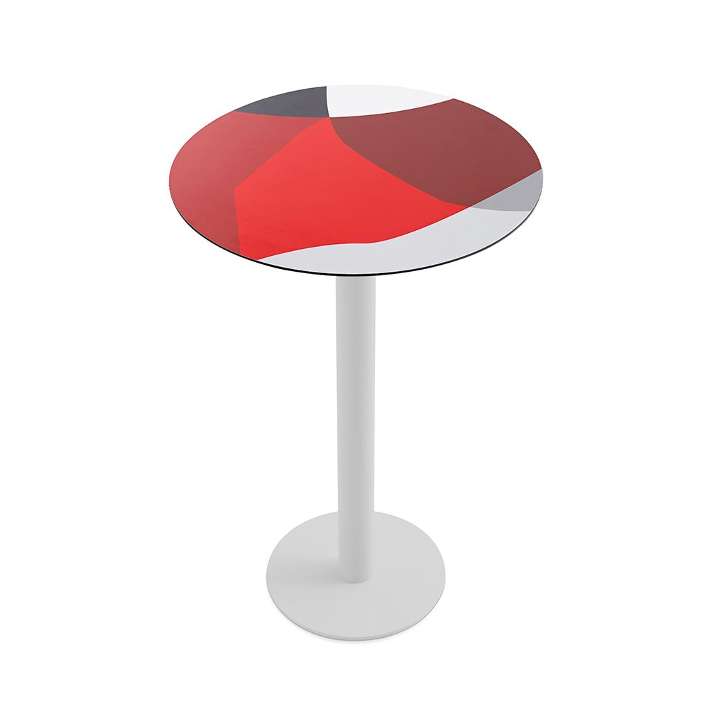 Высокий круглый ламинированный стол Diabla Abstrakt Mona ARCH-00140339 - Вид №16
