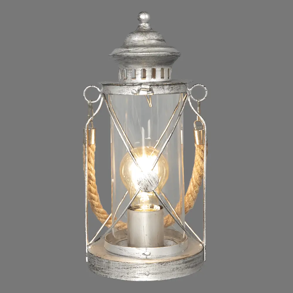 Настольная лампа Eglo Bradford 1xE27x60 Вт стекло цвет серебро 16515404 STLM-2095032  - Вид №2