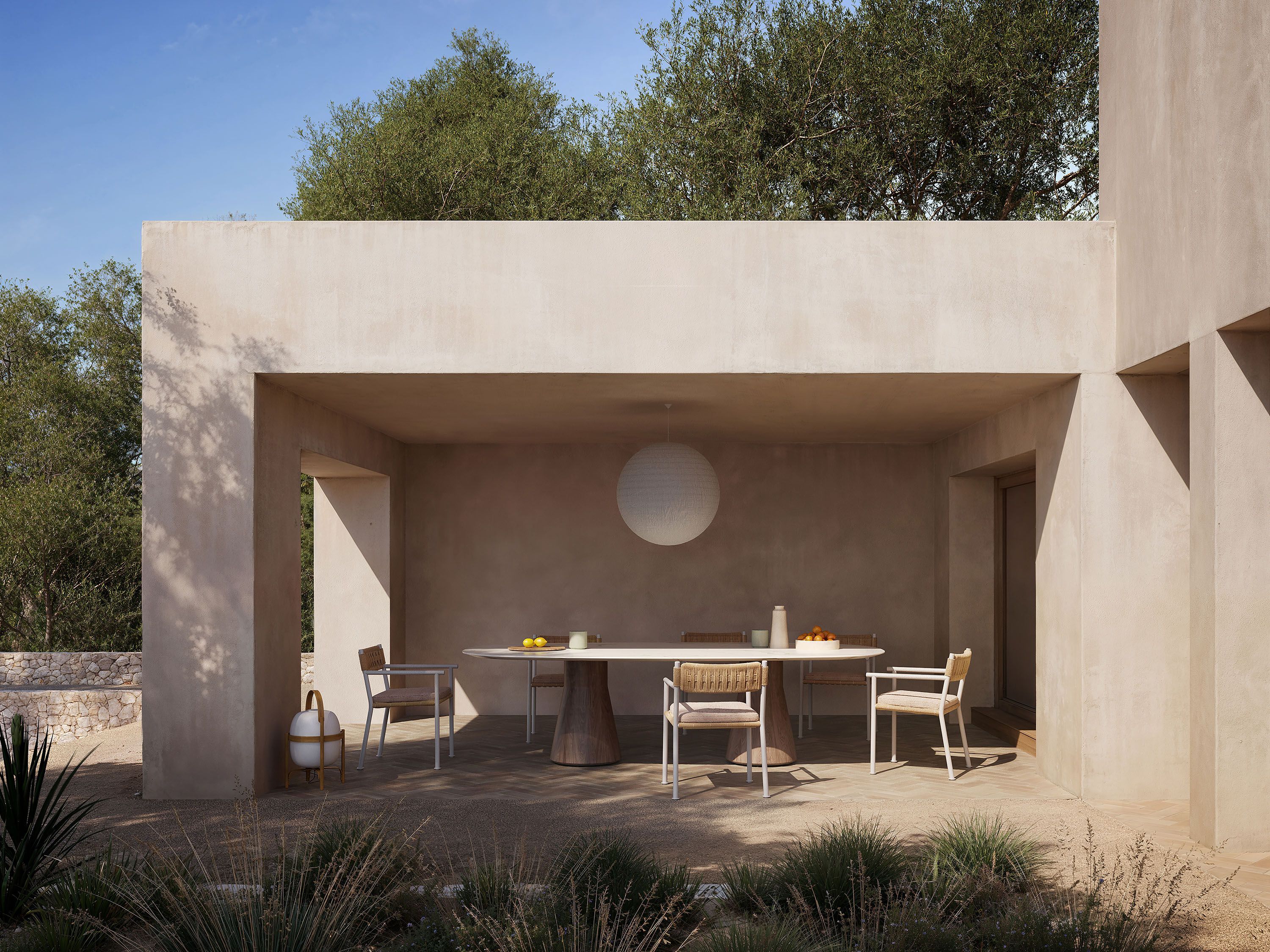 Садовый стул из полипропилена и алюминия Andreu World Brezal ARCH-00051924 - Вид №1