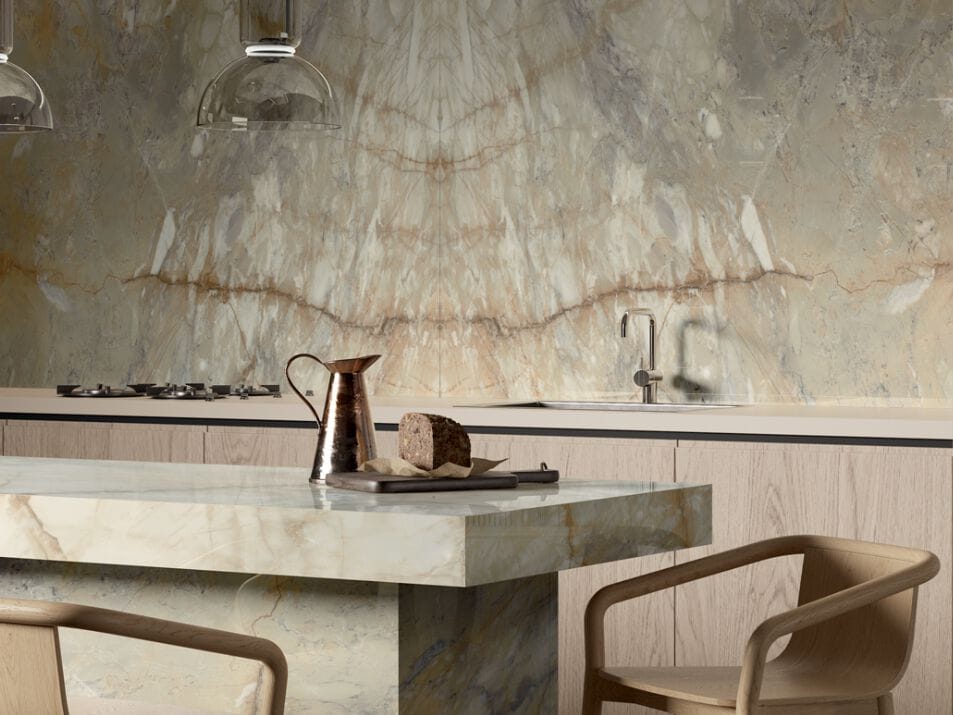 Столешница из керамогранита с мраморным эффектом CERAMICA FONDOVALLE MYTOP ARCH-00072004