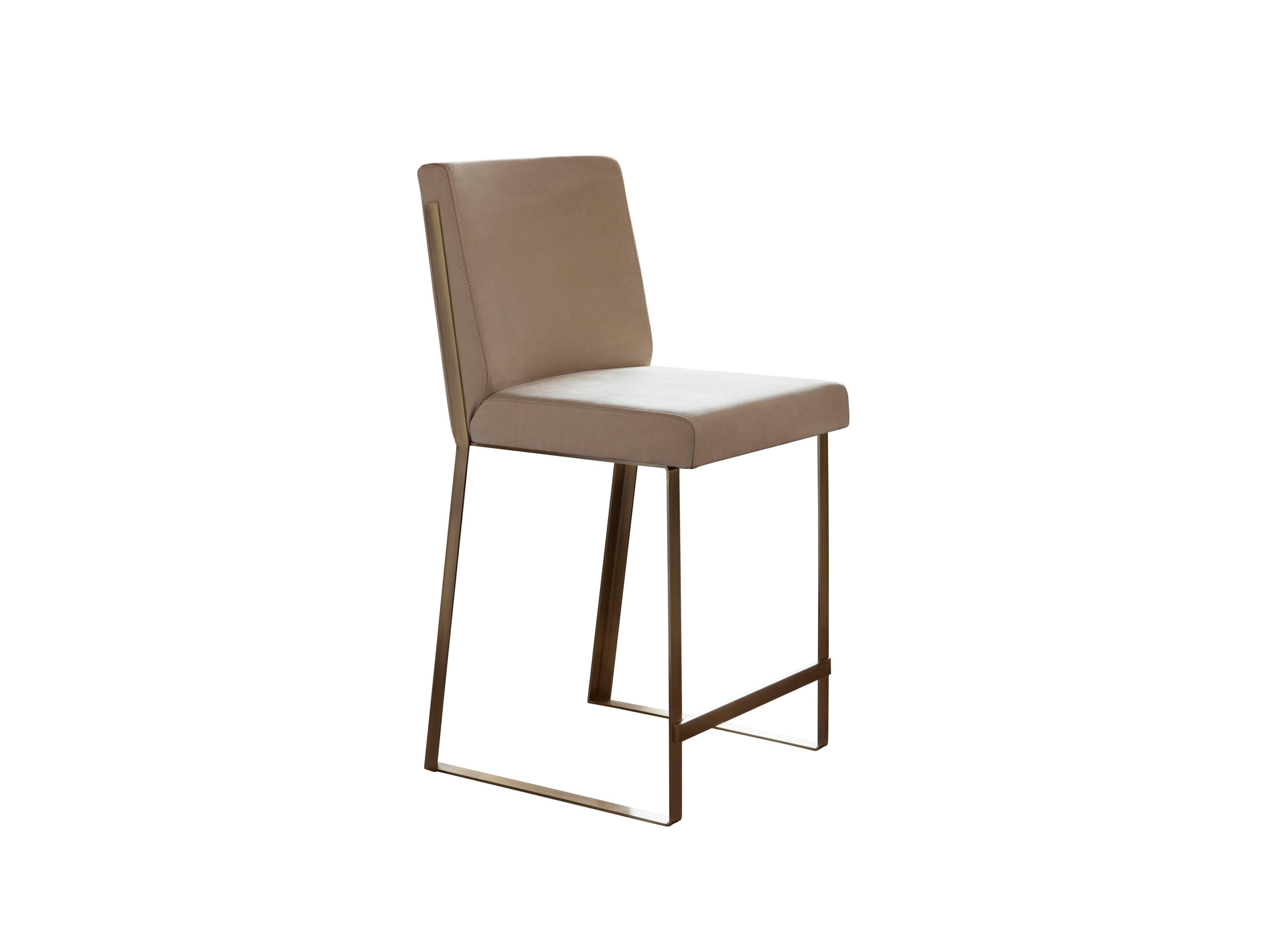 Высокий кожаный стул со спинкой Casa Covre Palio ARCH-00081884