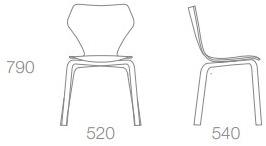 Albaplus Деревянный стул Woman sun-id-1368252 - Вид №1