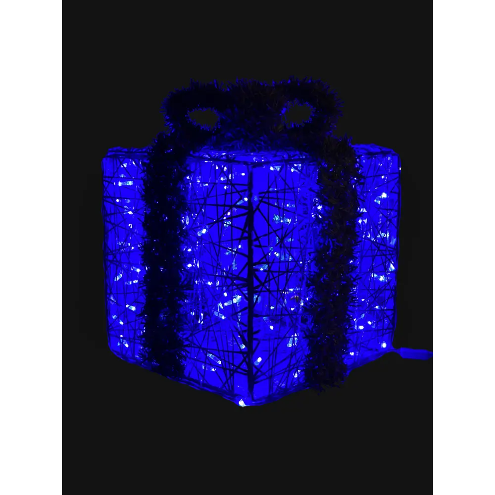 Электрическая светящиеся фигура Подарок 100 LED 40x40x40 см теплый белый свет 86164009 STLM-2037776 AJURIO  - Вид №11