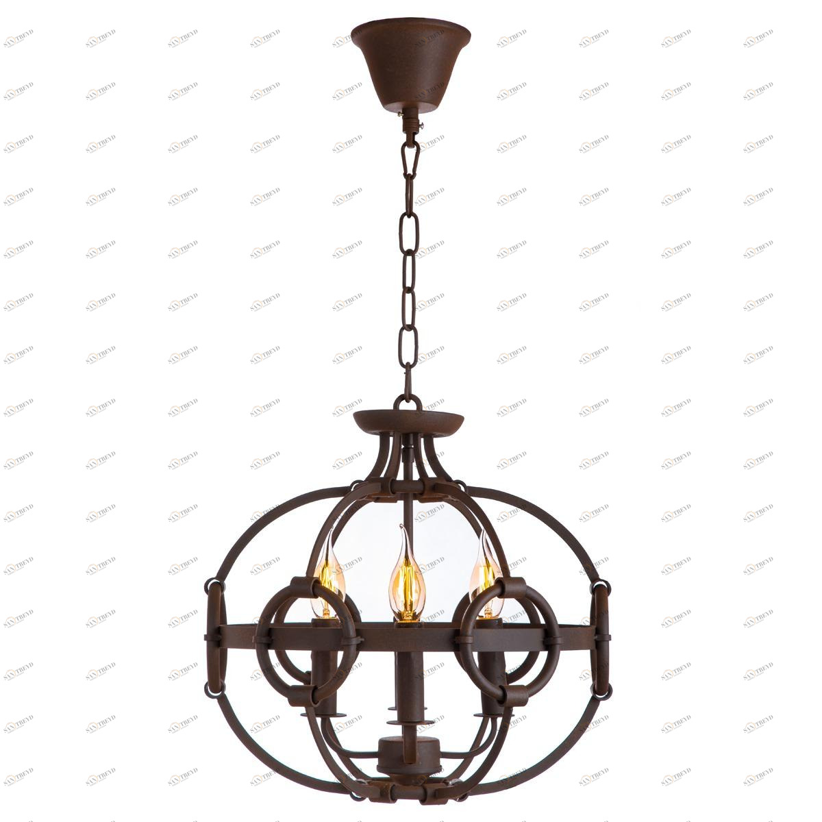 Подвесная люстра Loft IT Loft1344-4 LOFT IT ДИЗАЙНЕРСКИЕ, LOFT1344, ШАР 075254 Коричневый 