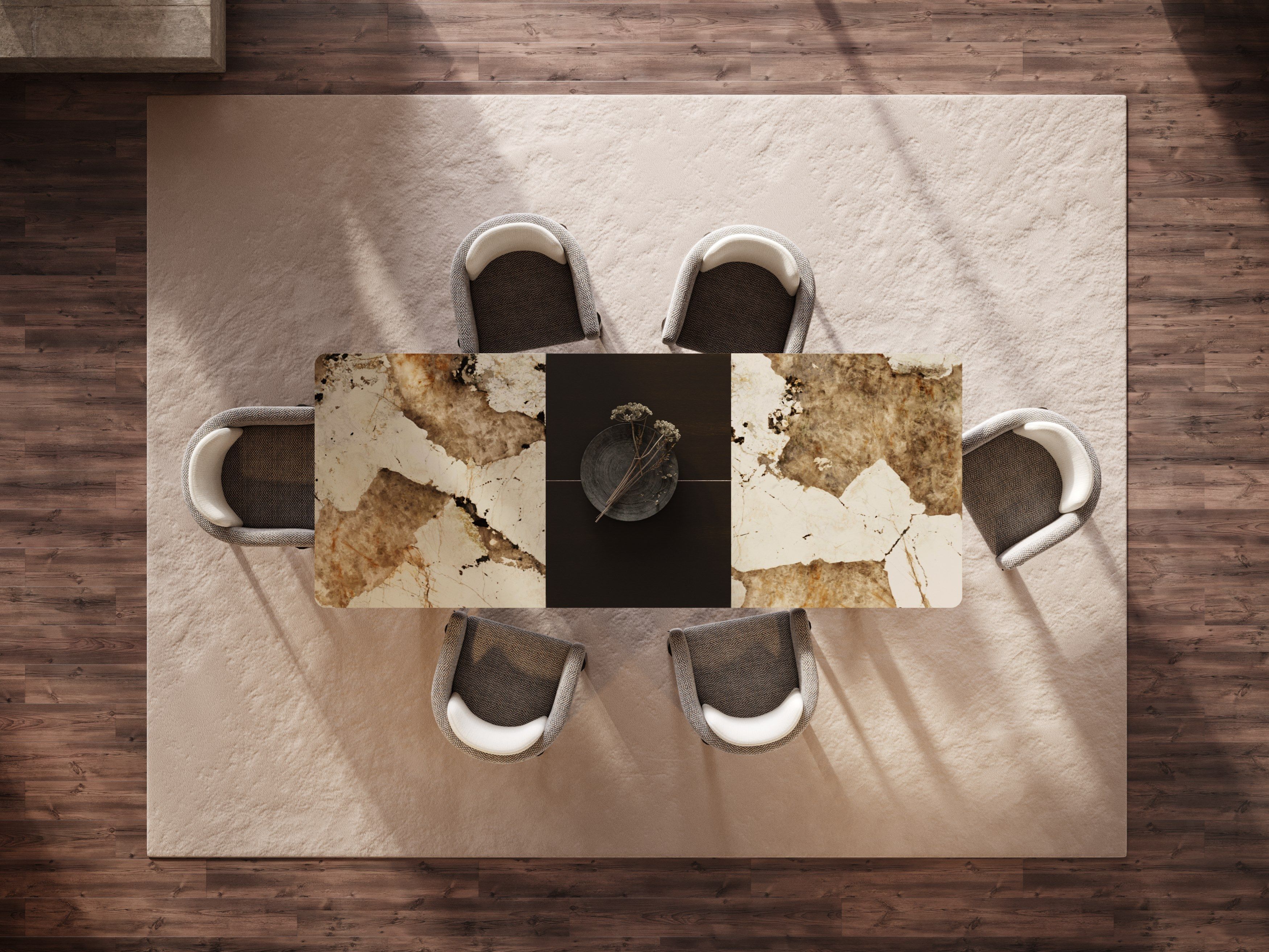 Выдвижной обеденный стол из дуба Stylish Club Landform ARCH-00142648 - Вид №23