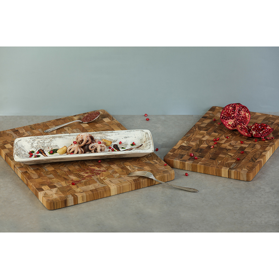 TH801 Доска разделочная торцевая scandi 36x25 см TEAKHAUS  - Вид №1