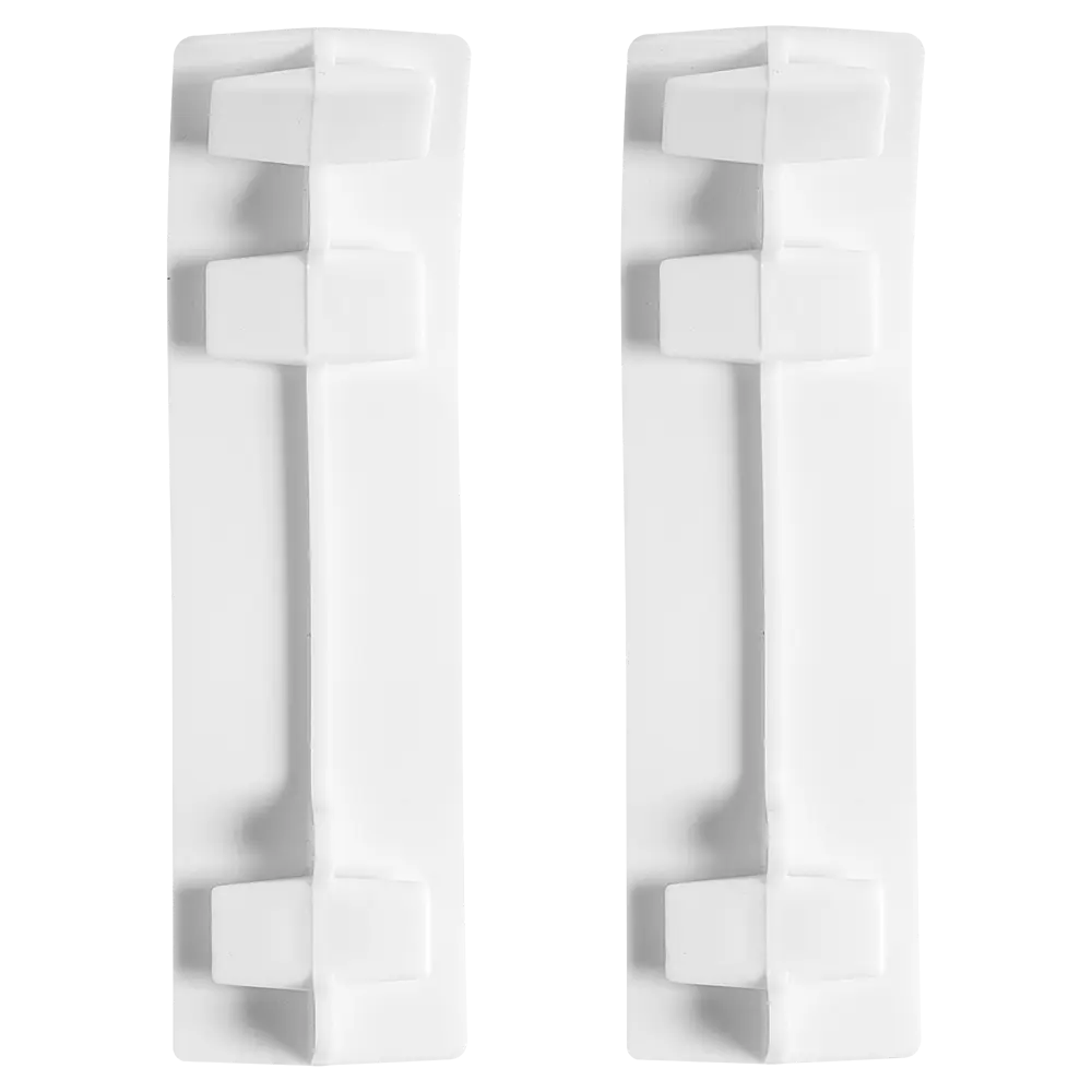 Соединитель для плинтуса Pro Дом 5.5 см ПВХ цвет белый 2 шт Santreyd STLM-2197022 - Вид №1