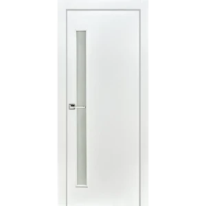 Дверь межкомнатная остекленная финиш-бумага ламинация цвет белый 80x200 см