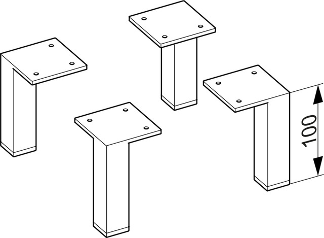 39098010000 Ножки для мебели KEUCO Edition 90 - Вид №3