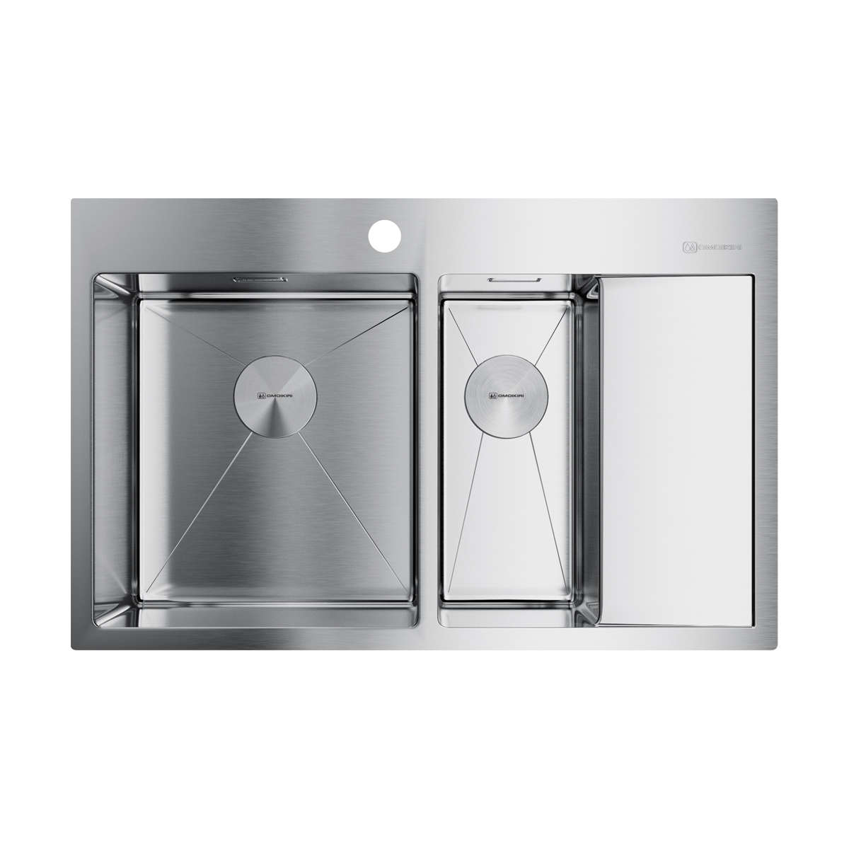 Кухонная мойка Akisame 78-2 IN-L OMOIKIRI 4973062