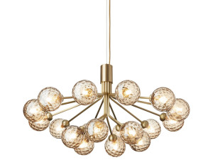 Подвесной светильник из дутого стекла