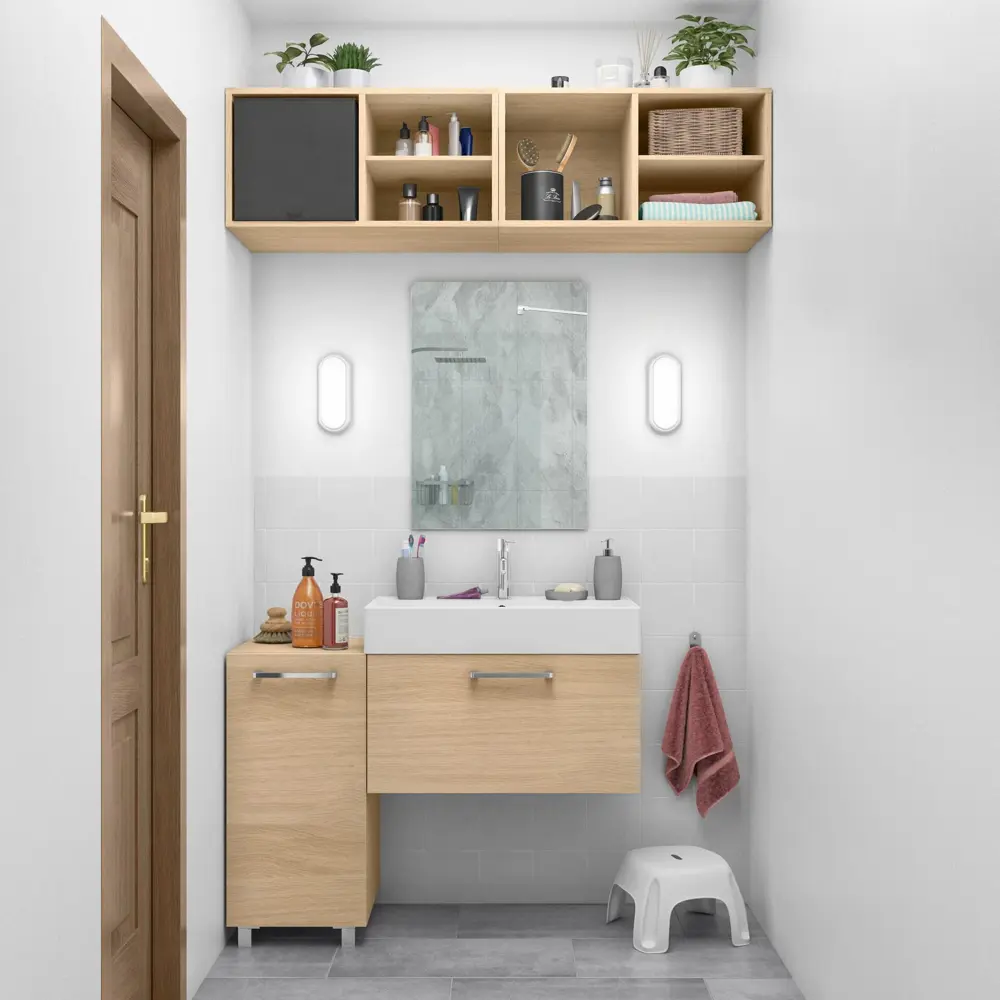 Раковина накладная прямоугольная Easy 71 см 81882972 STLM-2130670 SENSEA - Вид №10