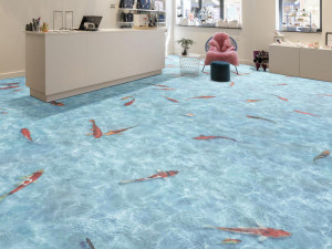 Нескользящий виниловый пол