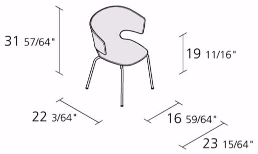 Alias Стул складной со съемным чехлом с подлокотниками Taormina tindari sun-id-1506551 - Вид №2
