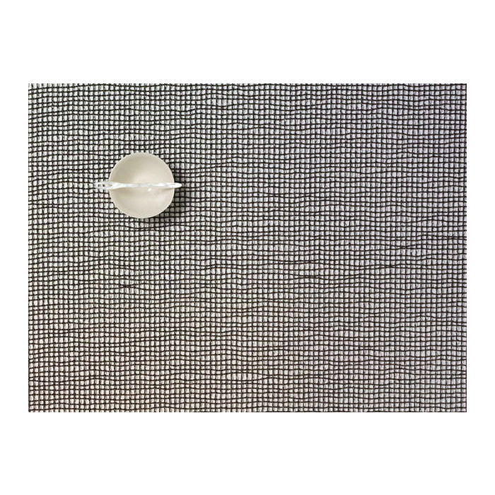 Салфетка виниловая Caviar, жаккардовое плетение, 36х48 см Chilewich C0117LATTCAVI - Вид №1