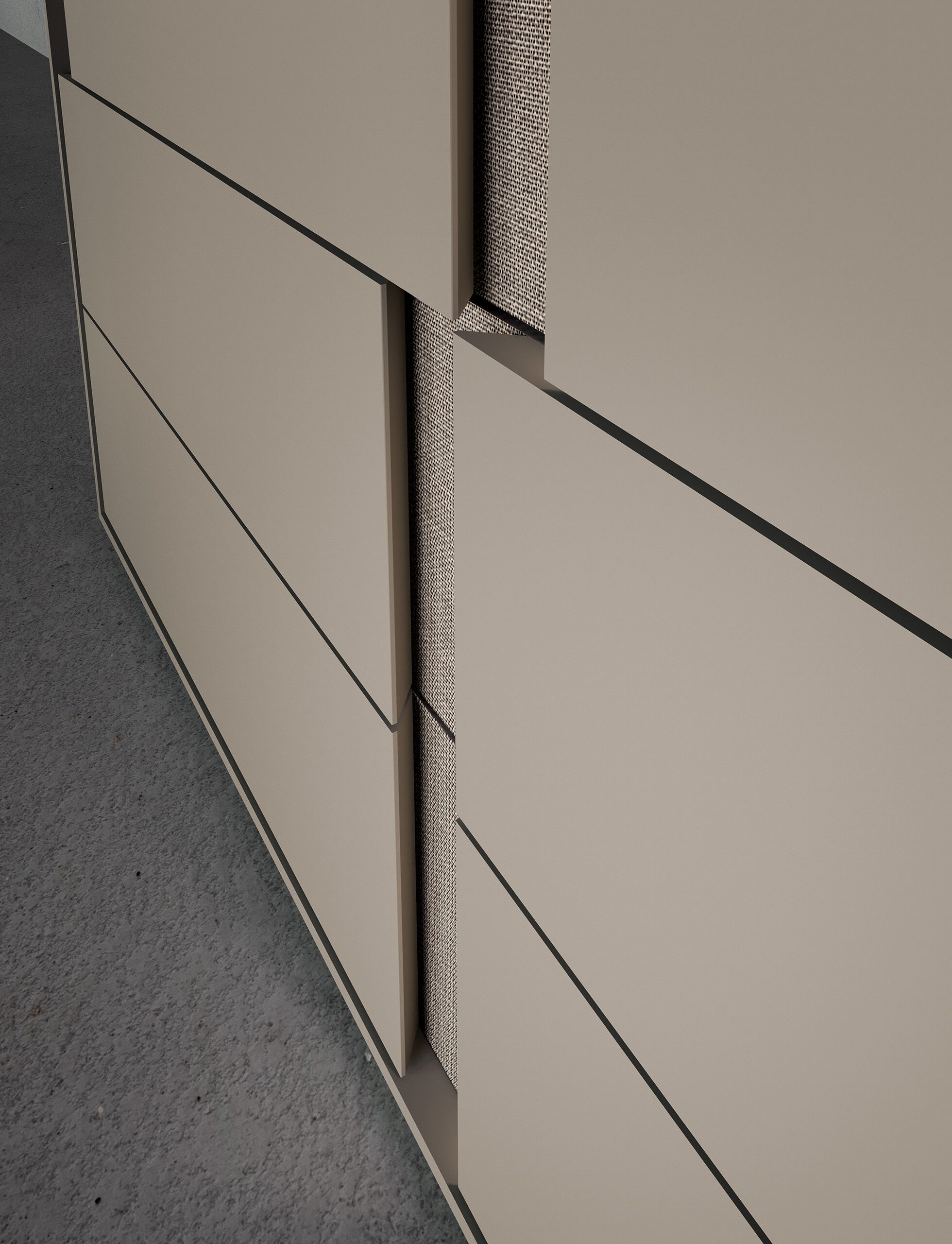 Меламиновый комод со встроенными ручками Adok Loop ARCH-00109841 - Вид №3