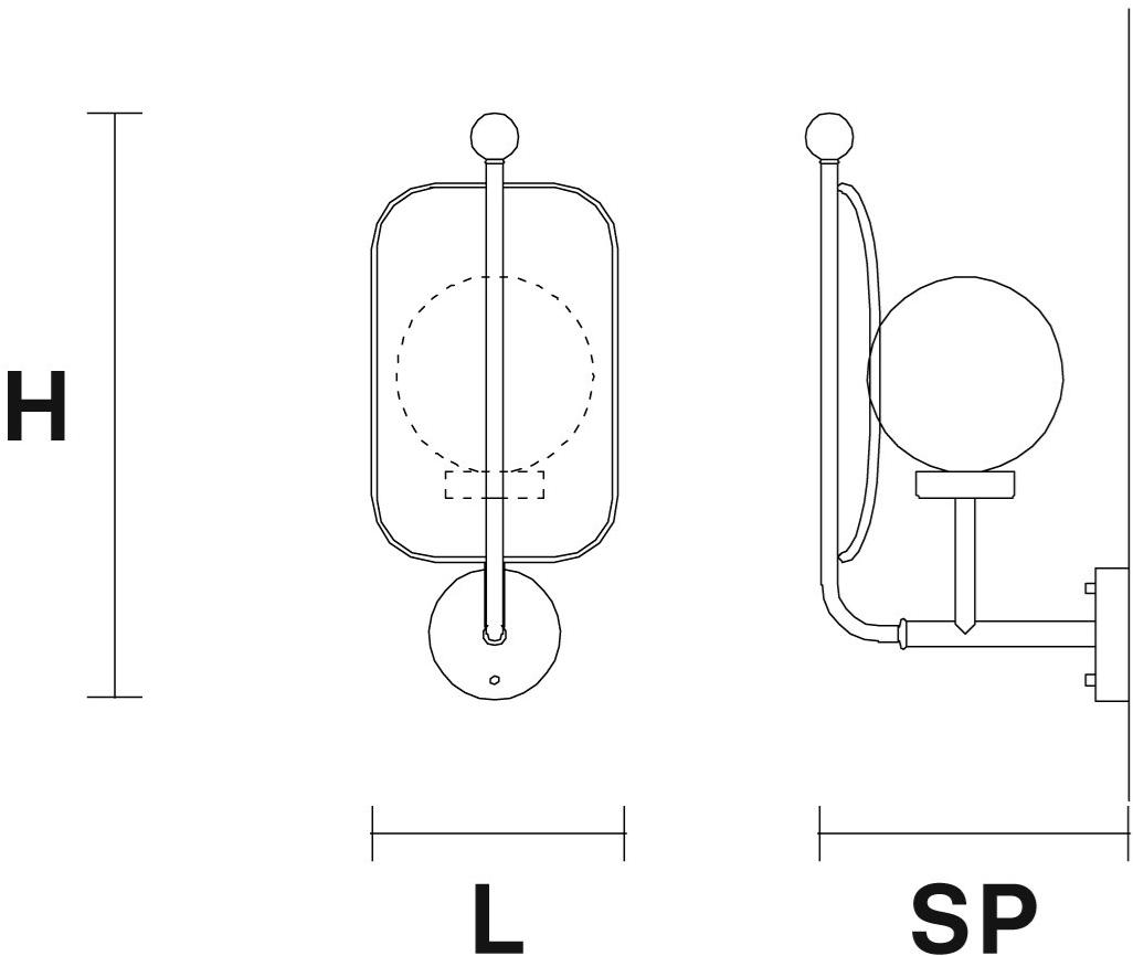 Masiero Бра из окрашенного металла Papilio sun-id-1355167 - Вид №5