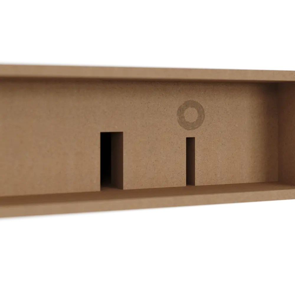 Полка настенная Spaceo Bistro 23x23.5 см МДФ цвет розовый STLM-2053995 - Вид №4