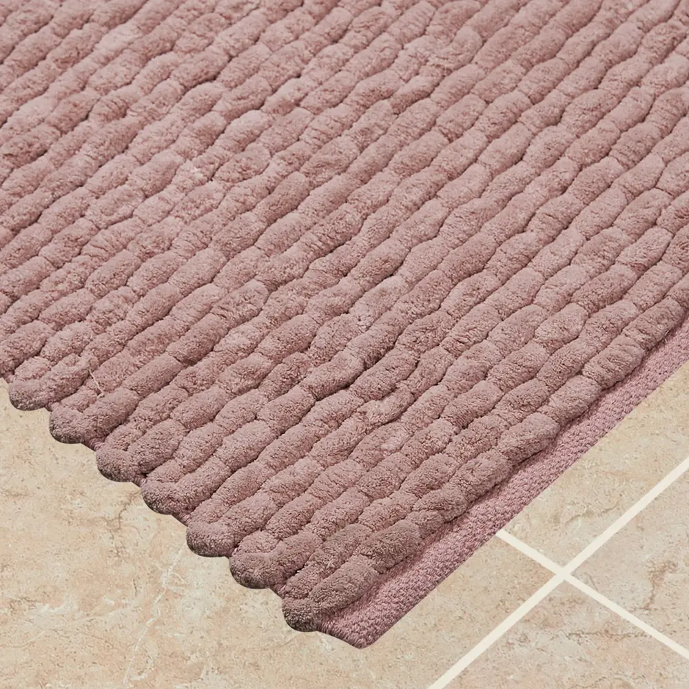 Коврик Inspire декоративный микрофибра FARIA 60x90 см цвет розовый 85077893 STLM-2024420  - Вид №1