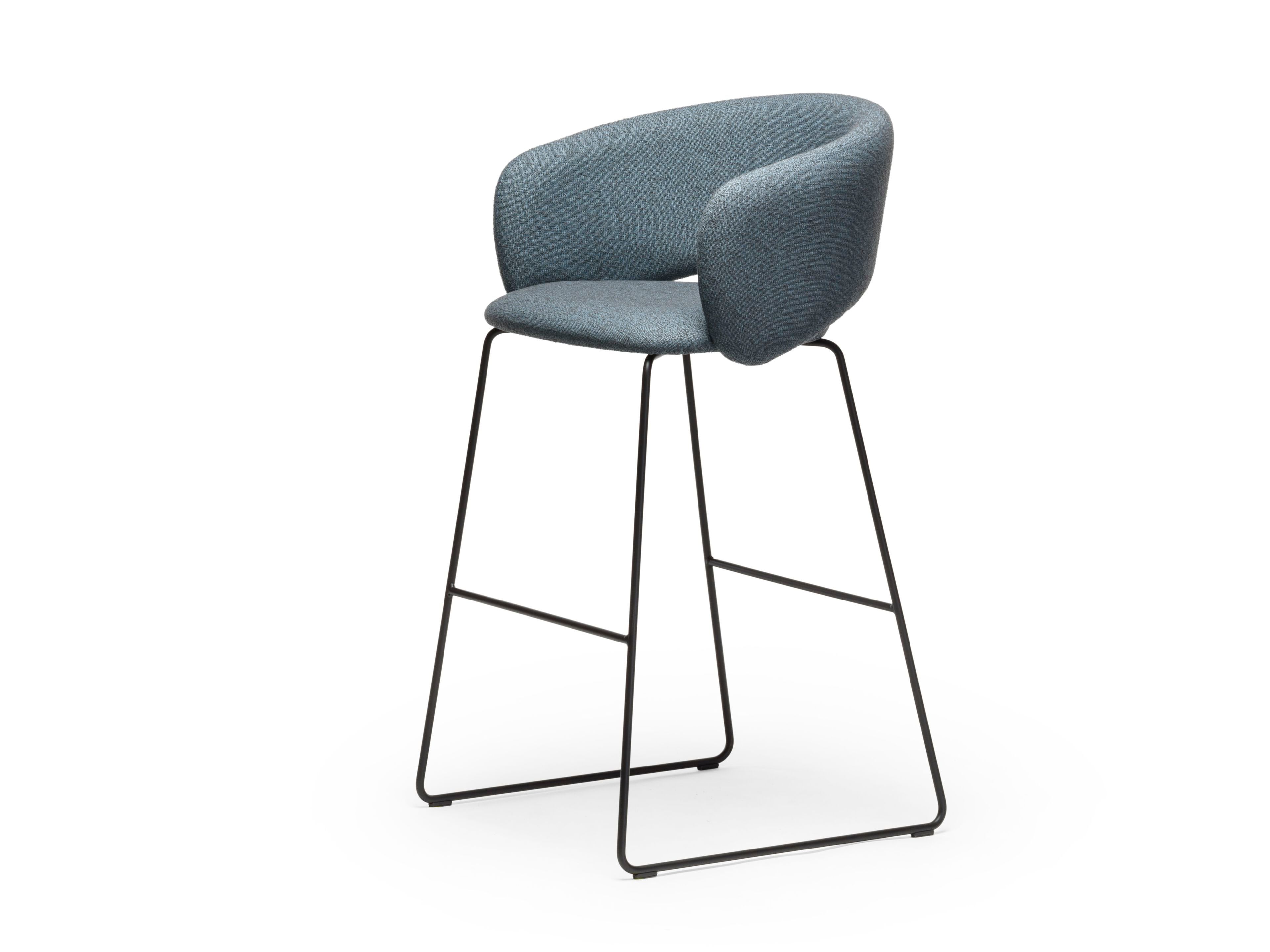 Высокий табурет из ткани со спинкой CHAIRS & MORE Bel ARCH-00153386 - Вид №4