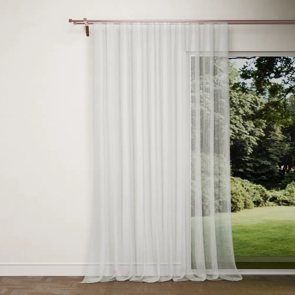 Тюль на ленте KREAFORTA Softy 500x280 см цвет кремовый STLM-2068822