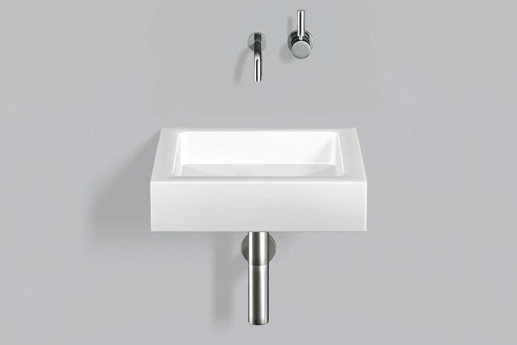 4275000401 Умывальник, wt.qs450, белая, противомикробное Alape серия Q 