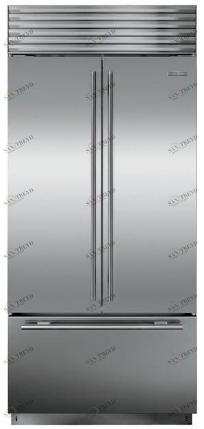 Sub-Zero Встраиваемый двухдверный холодильник из нержавеющей стали класса а +  Icbbi-36ufdid/s/th 