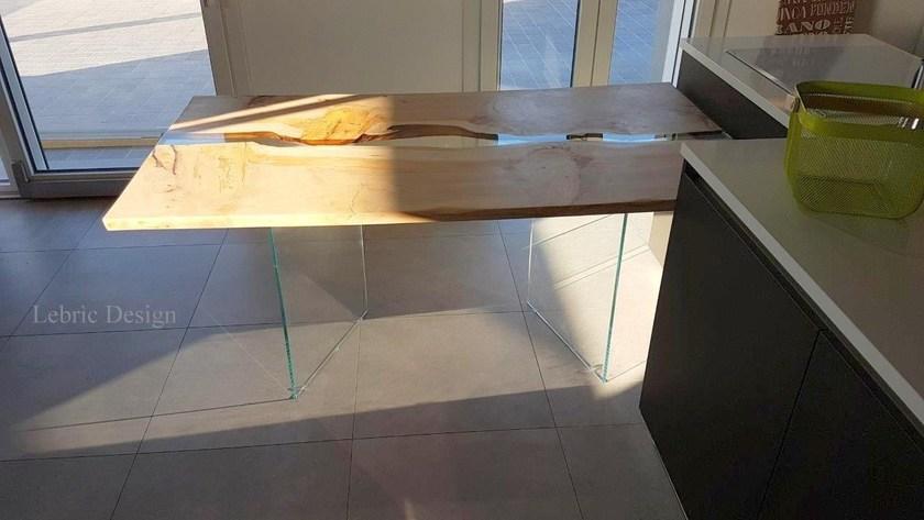 ANTICO TRENTINO Стол из смолы и кедра Lebrìc design - legno e resina sun-id-1371038 - Вид №5