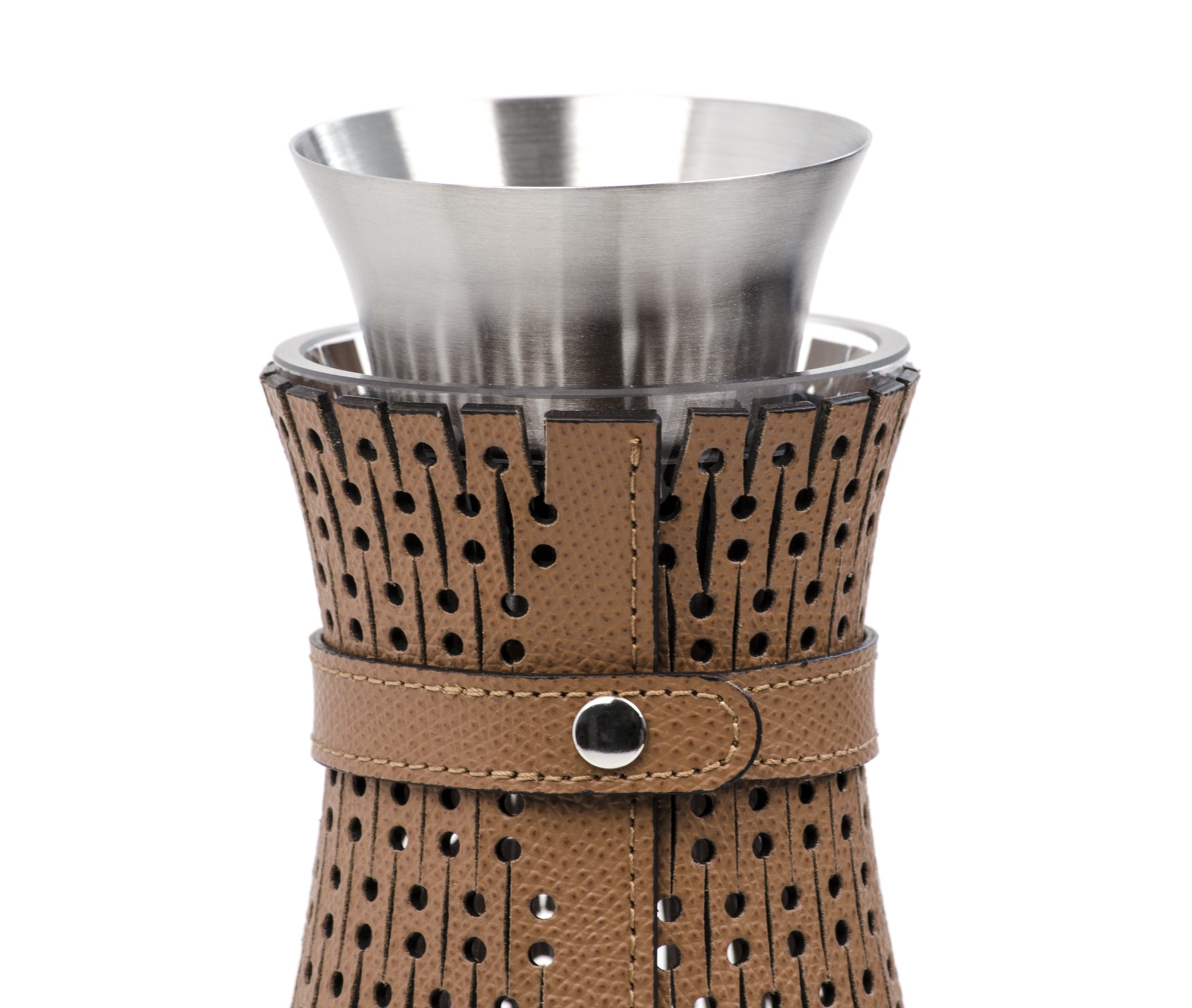 Графин Karen с термокрышкой - 1л - 11,5XВ 33 см / зернистая кожа_лимон Pinetti 00.1496.029.095 - Вид №1