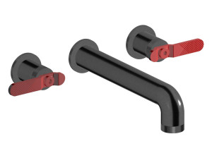 Настенный смеситель для раковины с 3 отверстиями