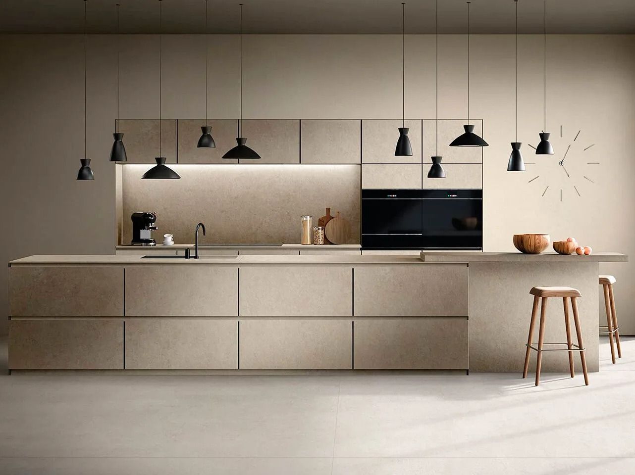 Керамогранит с цементным эффектом Atlas Plan BOOST VISION CAMEL ARCH-00075814