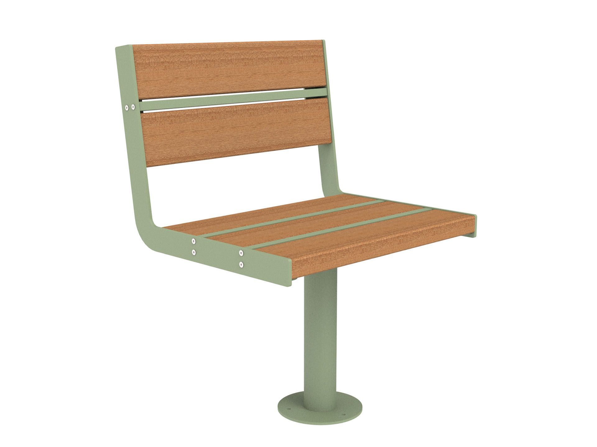 Скамья из окуме со спинкой Lazzari Joy ARCH-00059509 - Вид №7