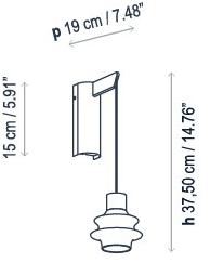 BOVER Бра из боросиликатного стекла Drip/drop sun-id-1415907 - Вид №1