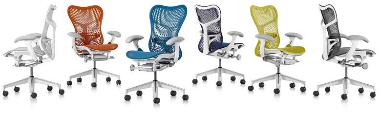 Herman Miller Эргономичное вращающееся офисное кресло из ткани бабочки Mirra 2 sun-id-1478862 - Вид №33