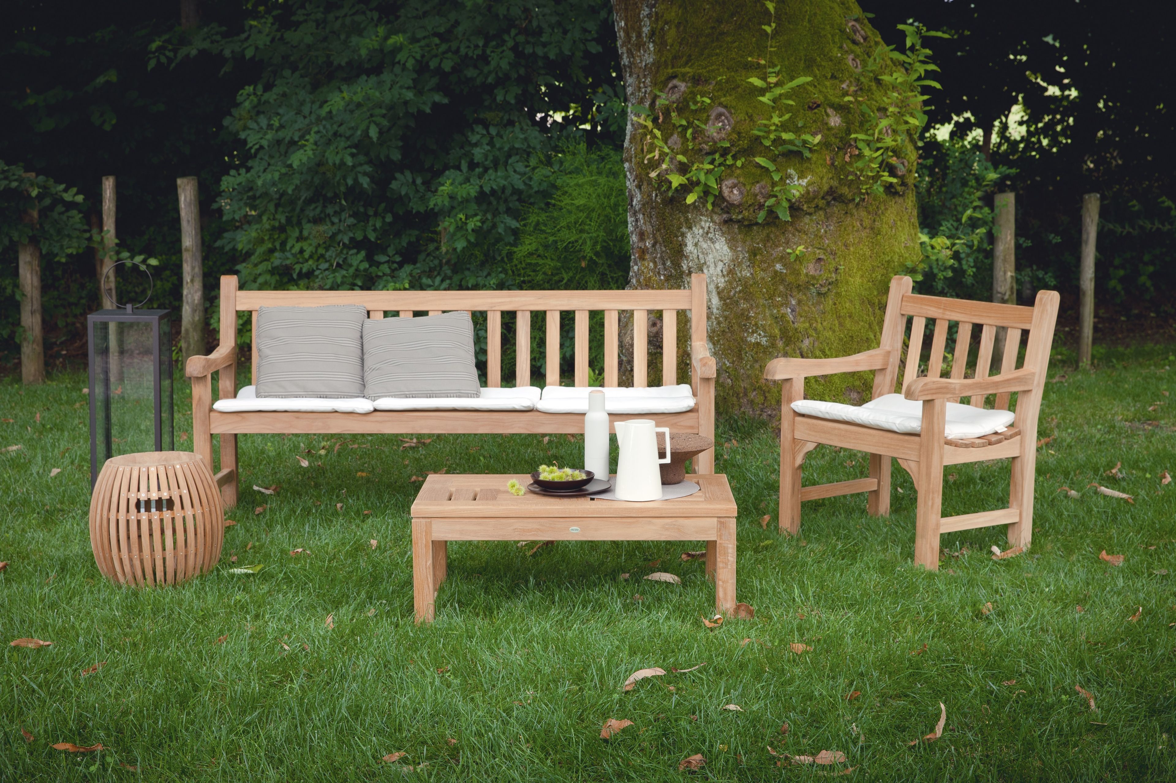 Садовое кресло из тикового дерева с подлокотниками Unopiù Chelsea ARCH-00055263 - Вид №3