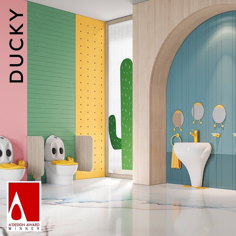 DC052-00CB00E-0000 DUCKY Раковина детская Creavit Ducky  - Вид №3