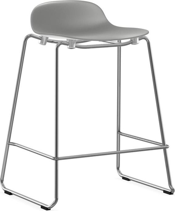 603231 Барный стул 65 см Stacking Chrome Grey Normann Copenhagen Form
