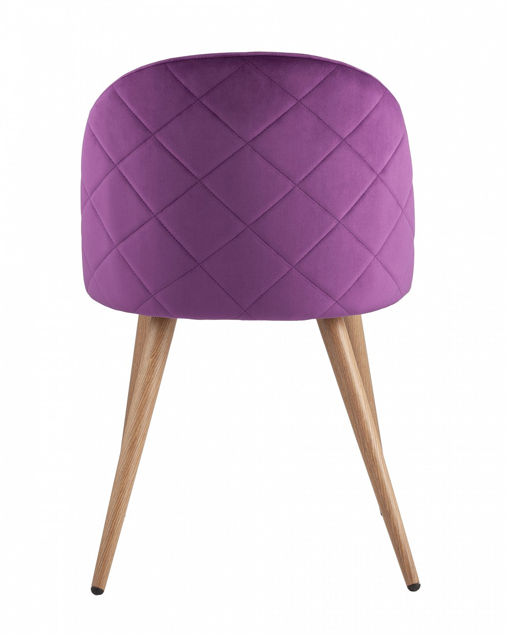 Стул с мягкой обивкой лиловый с ромбами "Лион" STOOL GROUP ДИЗАЙНЕРСКИЕ 00-3881976 Фиолетовый  - Вид №2